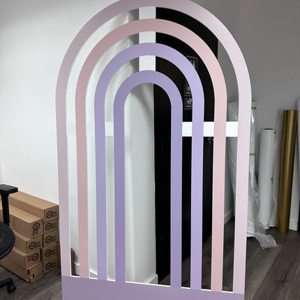 Rainbow Foam Board Backdrop