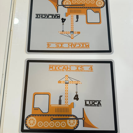 PVC Table Placement Mats