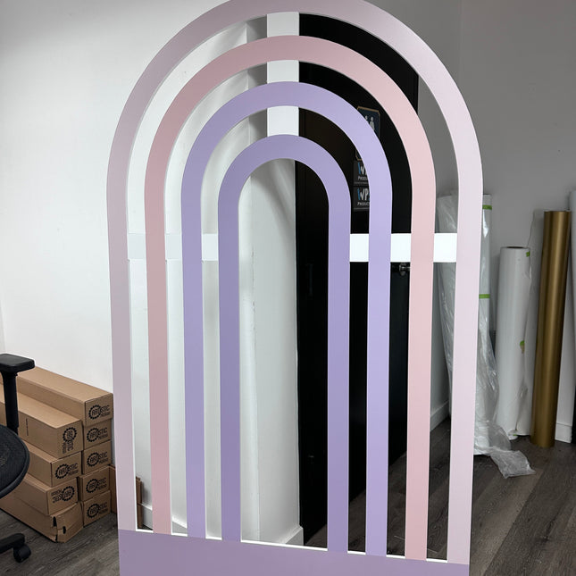 Rainbow Foam Board Backdrop