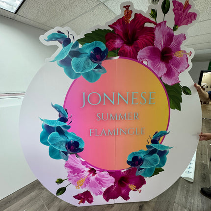ROUND Cut to Shape Foam Backdrop