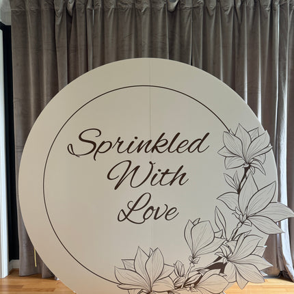 ROUND Cut to Shape Foam Backdrop