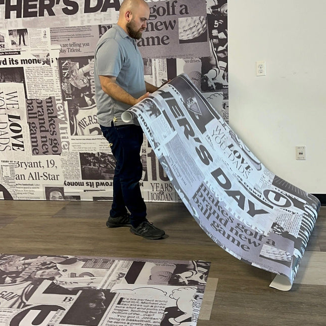 Custom Vinyl Print ( Adhesive Back)