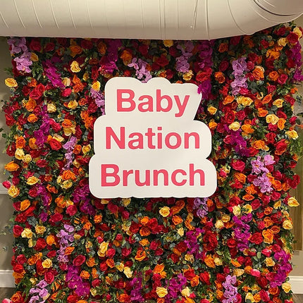 Fiesta Flower Wall 8x8- Rental