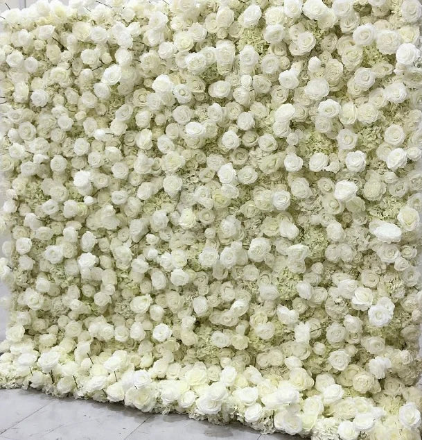 White Flower Wall 8x8- Rental