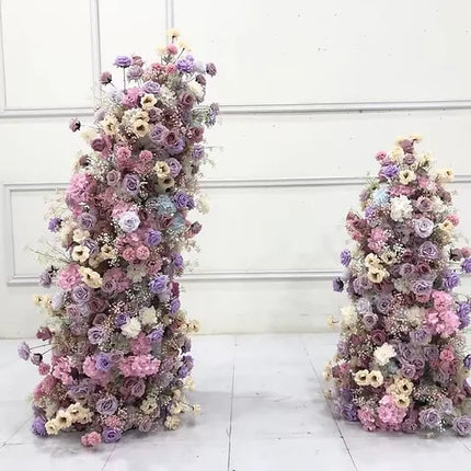 Pink & Purple Flower Tower Rental