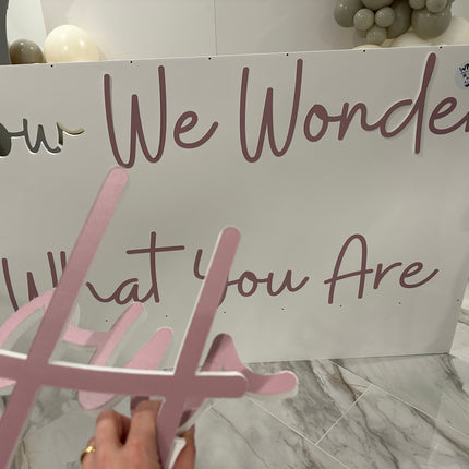 Foam Board 3d Lettering - 2  Lines