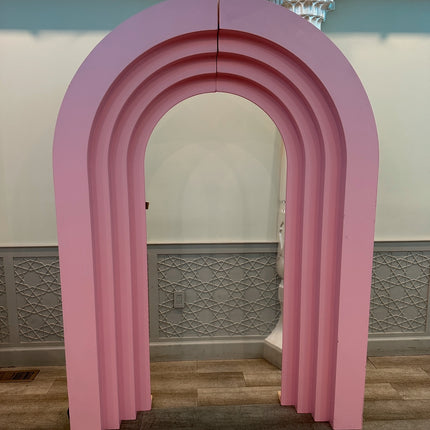 Pink 6.5x5 Step Hallow Arch- Rental
