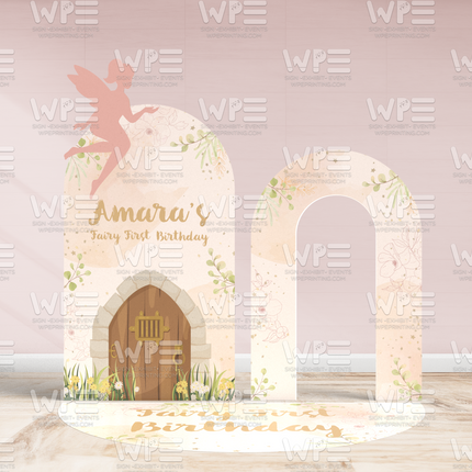 FAIRY BIRTHDAY Foamboard Backdrop