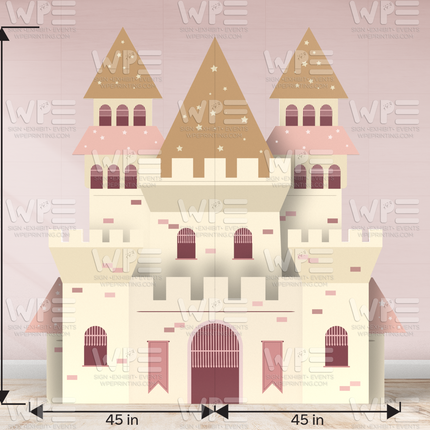 Whimsical Castle Foamboard Backdrop
