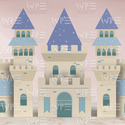 Whimsical Castle Foamboard Backdrop