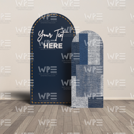 Denim Backdrop Set 002