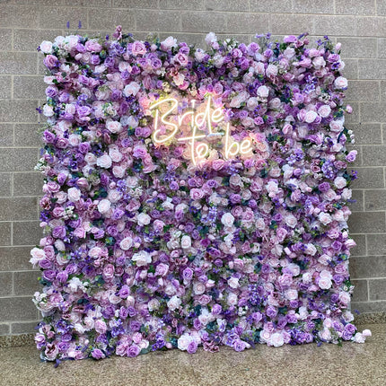 Lavender Fields Flower Wall -8x8 Rental
