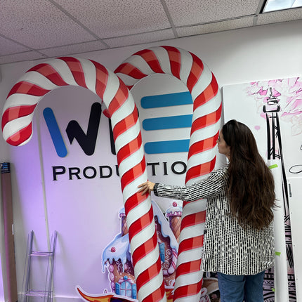 7ft Candy Cane Cutout