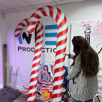 7ft Candy Cane Cutout