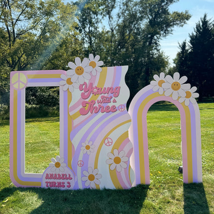 Retro Vibes 70's Backdrop Set