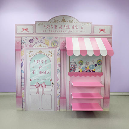 Candy Store Backdrop Set