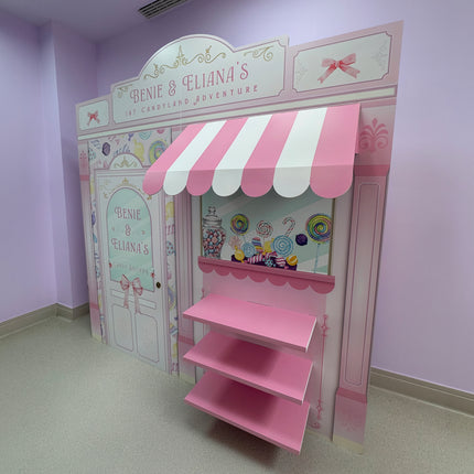 Candy Store Backdrop Set