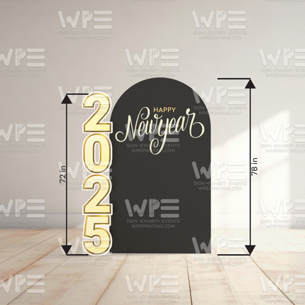 6.5/6 ft - 2025 Foam Backdrop Set