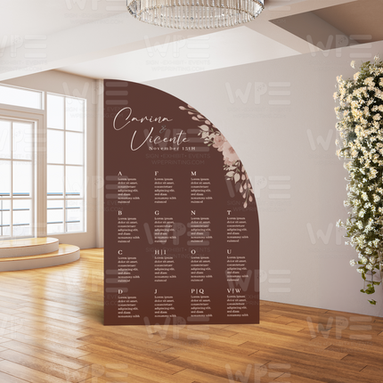 Single Seating Chart - Choose Shape
