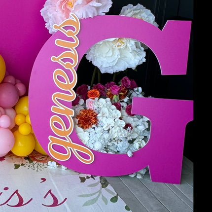 Letter & Name Cut Out 48"
