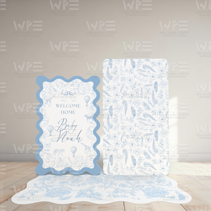 Welcome Baby Toile de Jouy Set