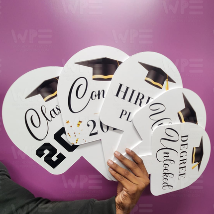 Graduation Handheld Signs