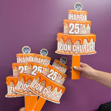 Custom Handheld Sign