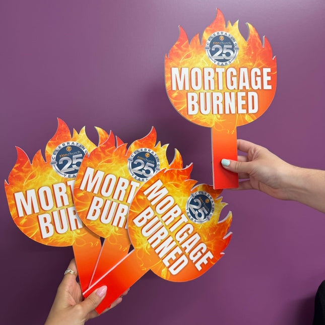 Custom Handheld Sign
