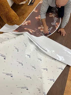 4 ft custom vinyl floor decal  - Premium