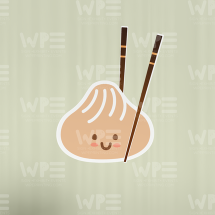 Little Dumpling and Chopsticks Cut Out