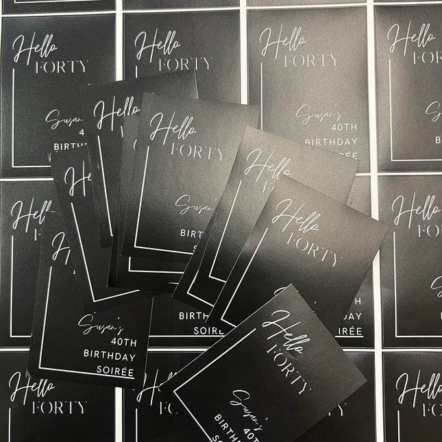 Vinyl Stickers - Removable Adhesive