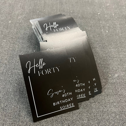 Vinyl Stickers - Permanent Adhesive